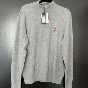 Fairway & Green Baruffa Merino 1/4 zip pullover